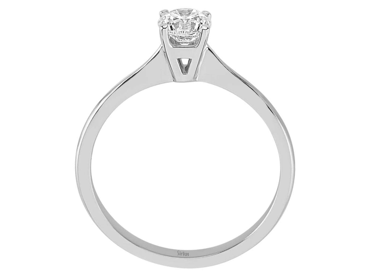 0,50 Carat Diamant Solitär Ring - handgefertigter Diamantschmuck aus Feingold | Sirius Diamant