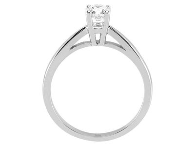 0.41 carat diamond solitaire ring