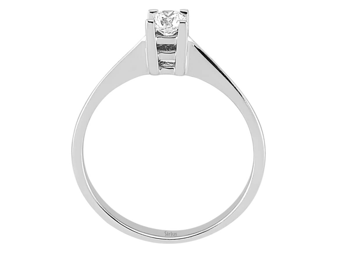 0,25 Karat Diamant Solitär Ring - handgefertigter Diamantschmuck aus Feingold | Sirius Diamant