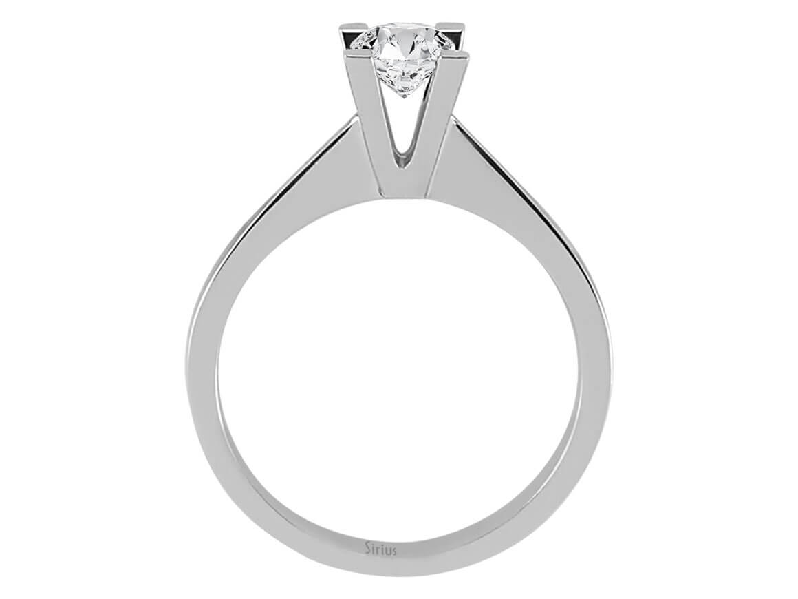 0,50 Karat Diamant Solitär Ring - handgefertigter Diamantschmuck aus Feingold | Sirius Diamant
