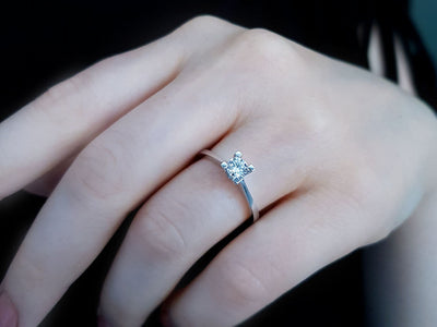 0.50 carat diamond solitaire ring