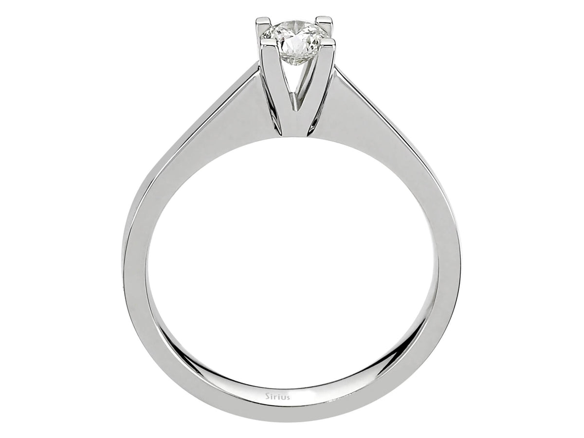 0,31 Karat Diamant Solitär Ring - handgefertigter Diamantschmuck aus Feingold | Sirius Diamant