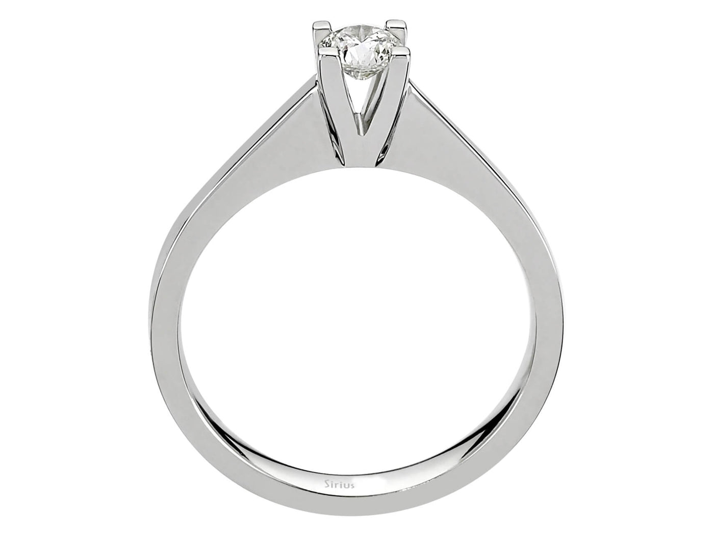 0.31 carat diamond solitaire ring