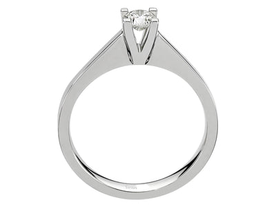 0.31 carat diamond solitaire ring