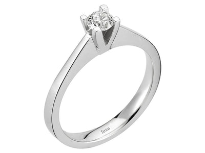 0.31 carat diamond solitaire ring