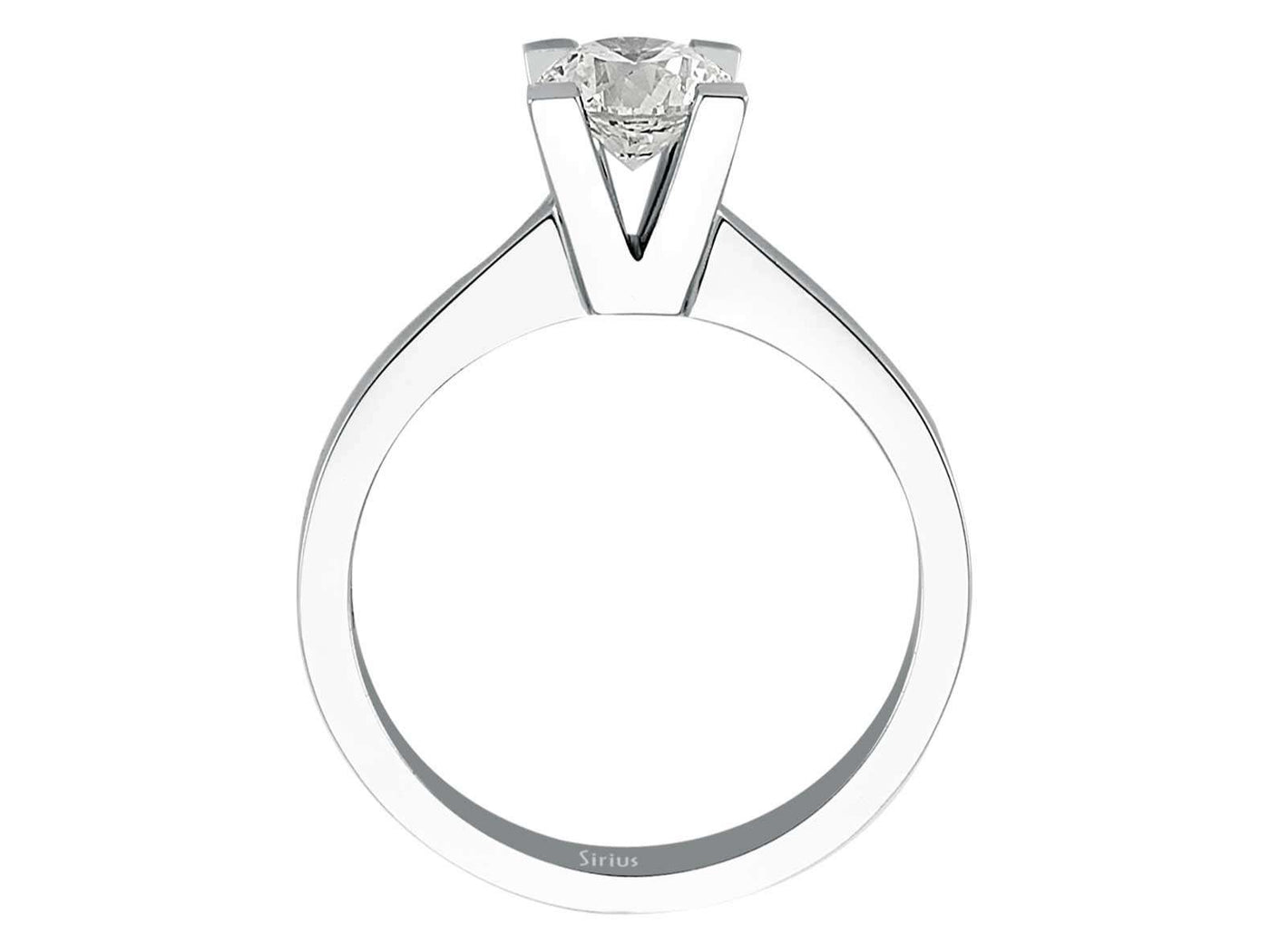 0.66 carat diamond solitaire ring