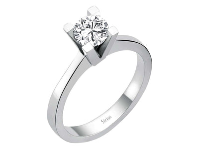 0.66 carat diamond solitaire ring