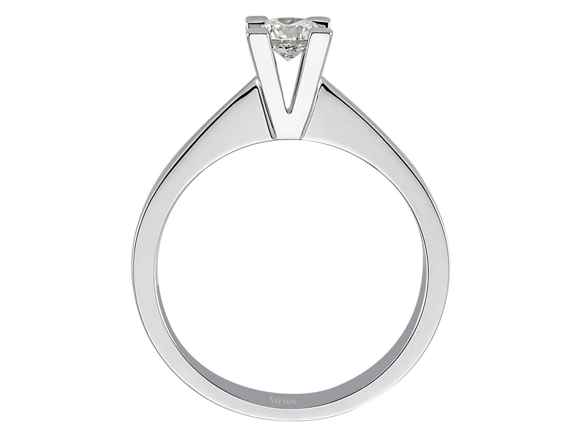0,29 Carat Diamant Solitär Ring - handgefertigter Diamantschmuck aus Feingold | Sirius Diamant