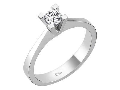 0.29 carat diamond solitaire ring
