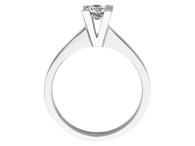 D Color 0.36 Carat Diamond Solitar Ring