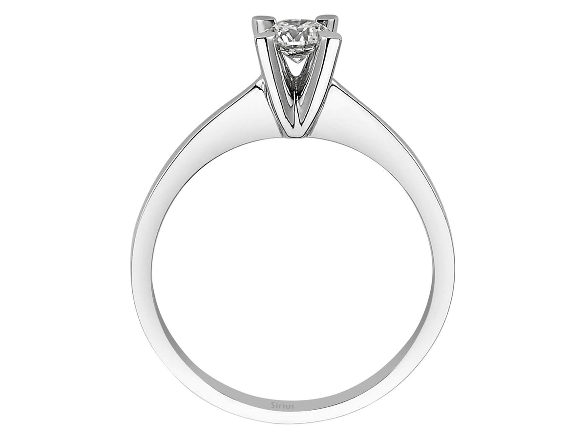0,30 Carat Diamant Solitär Ring – handgefertigter Diamantschmuck aus Feingold | Sirius Diamant