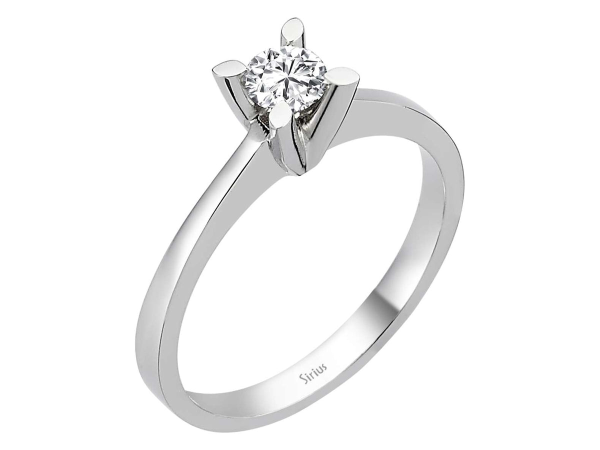 0,30 Carat Diamant Solitär Ring – handgefertigter Diamantschmuck aus Feingold | Sirius Diamant