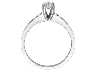 G Color 0.24 Carat Diamond Solitaire Ring
