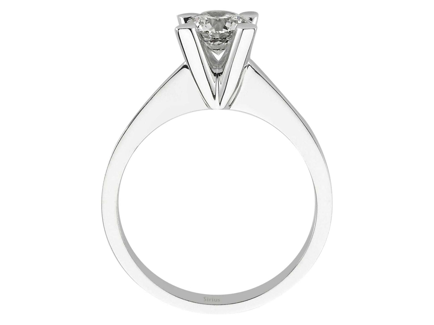 G Color 0.78 Carat Diamond Solitaire Ring