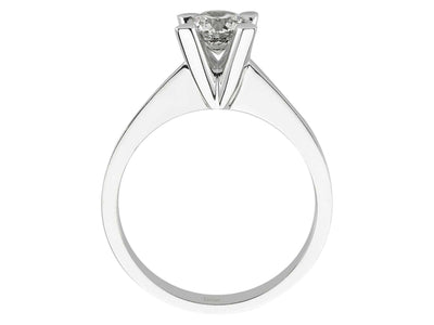 G Color 0.78 Carat Diamond Solitaire Ring