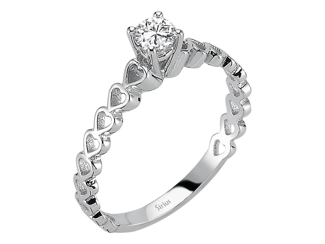 H Color 0.25 Carat Diamond Solitaire Ring