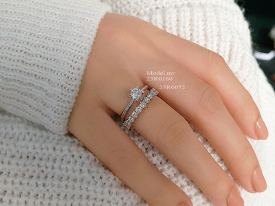 E Color 0.51 Carat Diamond Solitaire Ring