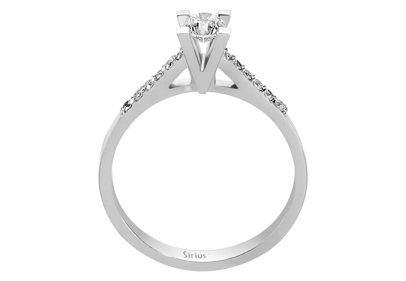 0.43 total carat diamond solitaire ring