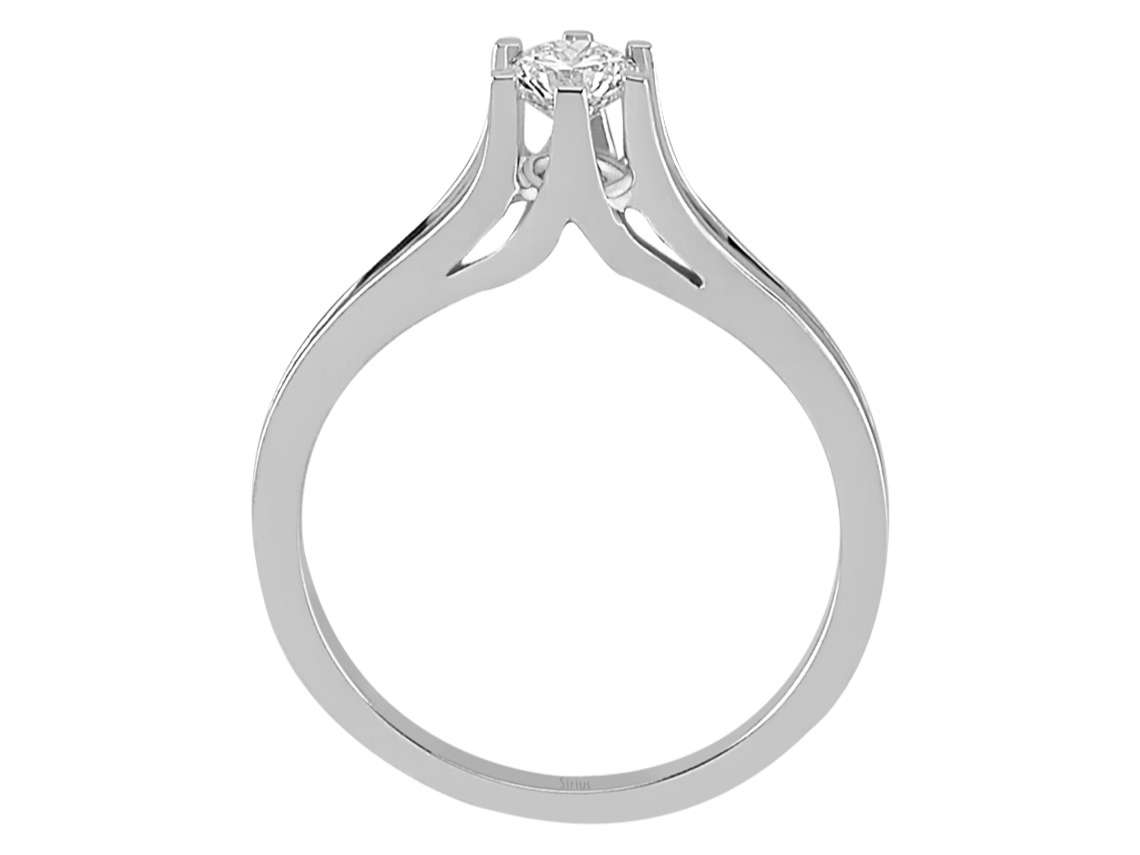 0,32 Karat Diamant Solitär Ring - handgefertigter Diamantschmuck aus Feingold | Sirius Diamant
