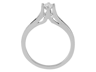 0.32 carat diamond solitaire ring