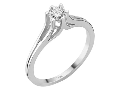 0.32 carat diamond solitaire ring