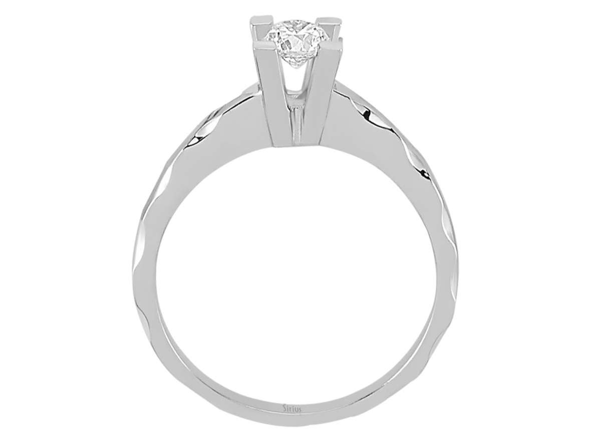 0,31 Carat Diamant Solitär Ring – handgefertigter Diamantschmuck aus Feingold | Sirius Diamant