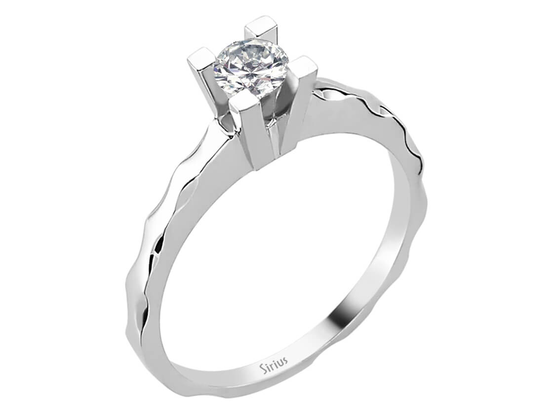 0,31 Carat Diamant Solitär Ring – handgefertigter Diamantschmuck aus Feingold | Sirius Diamant