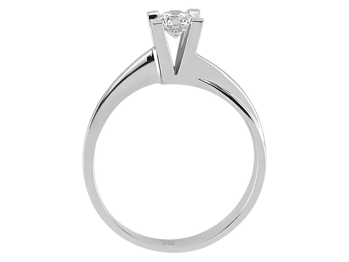 0,31  Karat Diamant Solitär Ring – handgefertigter Diamantschmuck aus Feingold | Sirius Diamant