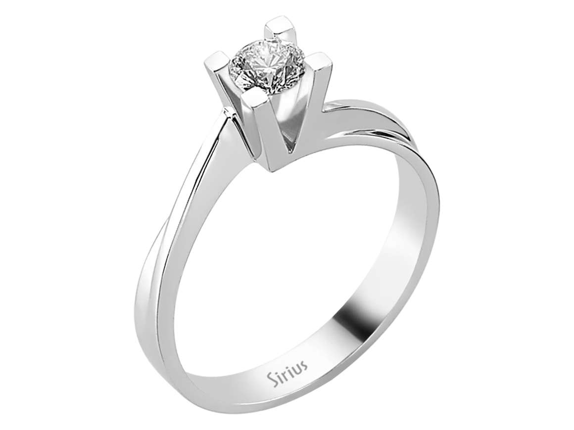 0,31  Karat Diamant Solitär Ring – handgefertigter Diamantschmuck aus Feingold | Sirius Diamant