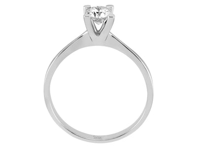 0.42 carat diamond solitaire ring