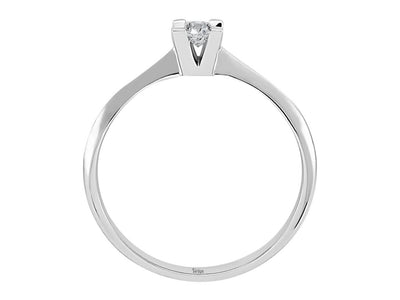 0.17 carat diamond solitaire ring