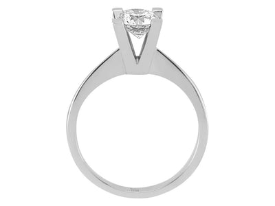 0.65 carat diamond solitaire ring