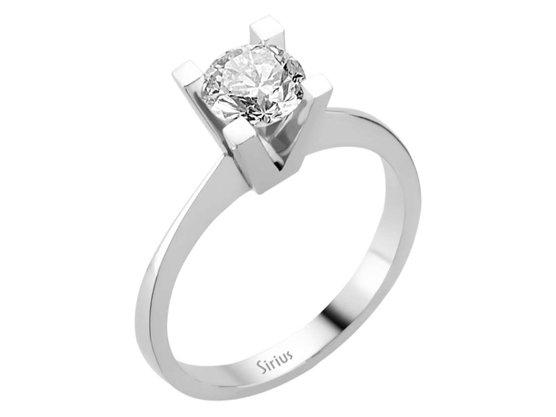 0,65 Karat Diamant Solitär Ring – handgefertigter Diamantschmuck aus Feingold | Sirius Diamant