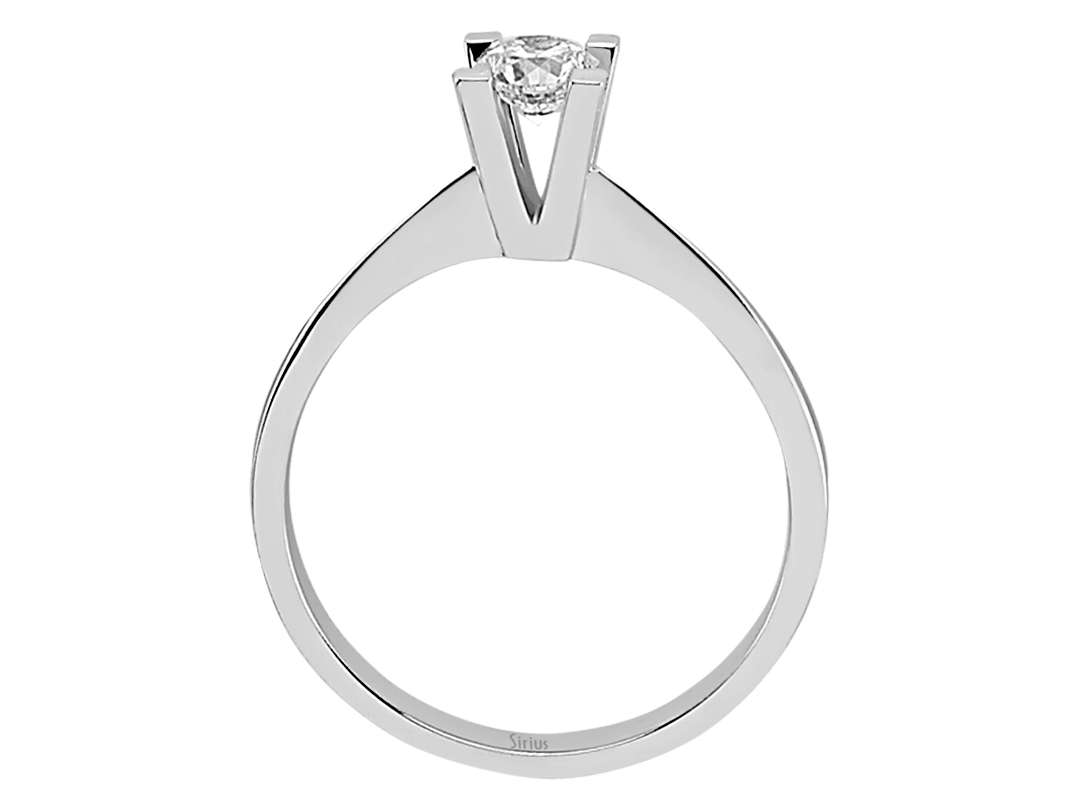 0,31 Karat Diamant Solitär Ring - handgefertigter Diamantschmuck aus Feingold | Sirius Diamant