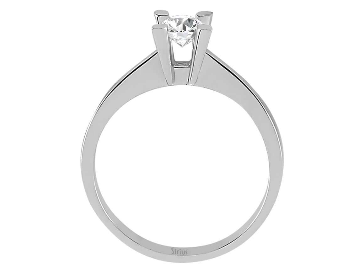 0,40 Karat Diamant Solitär Ring - handgefertigter Diamantschmuck aus Feingold | Sirius Diamant