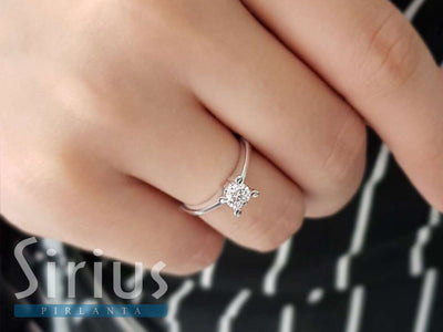 0.40 carat diamond solitaire ring