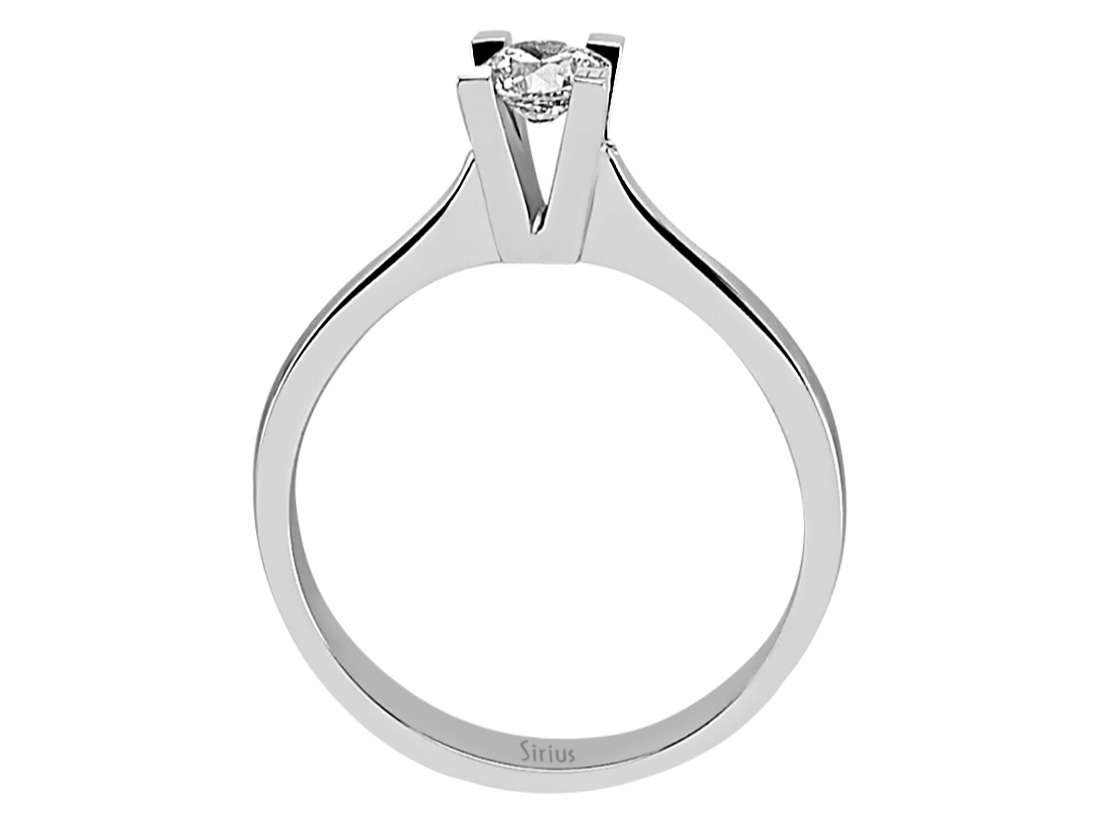 0,31 Karat Diamant Solitär Ring - handgefertigter Diamantschmuck aus Feingold | Sirius Diamant