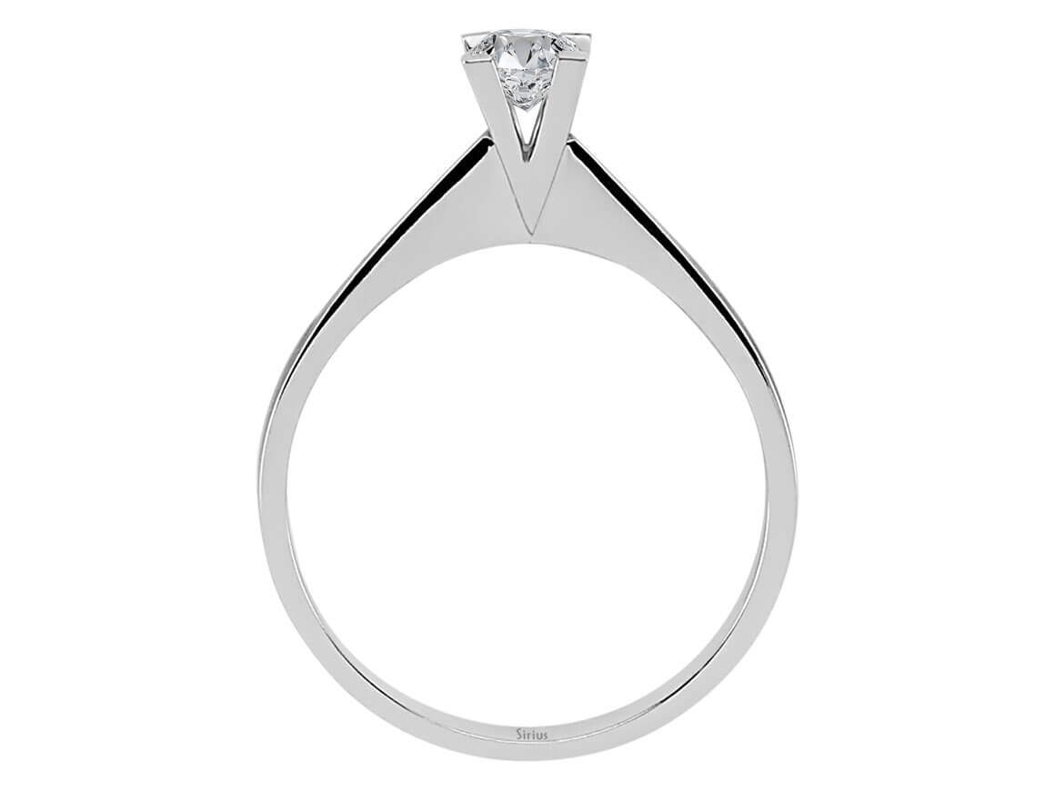 0,30 Karat Diamant Solitär Ring - handgefertigter Diamantschmuck aus Feingold | Sirius Diamant