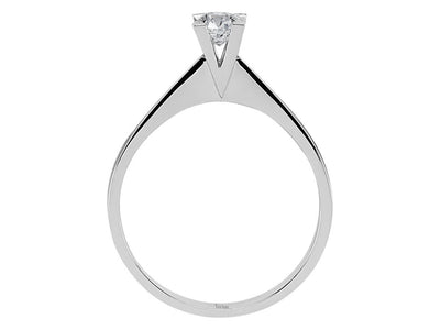 0.30 carat diamond solitaire ring