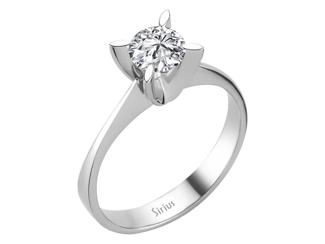 0,60 Carat Diamant Solitär Ring - handgefertigter Diamantschmuck aus Feingold | Sirius Diamant
