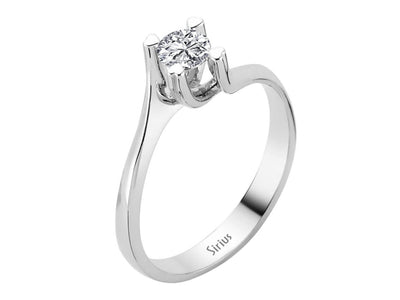 0.35 carat diamond solitaire ring