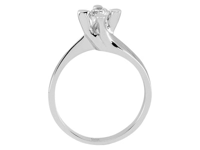 0.24 carat diamond solitaire ring