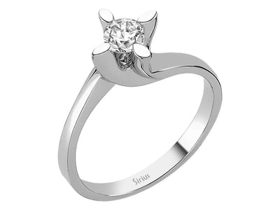 0.35 carat diamond solitaire ring