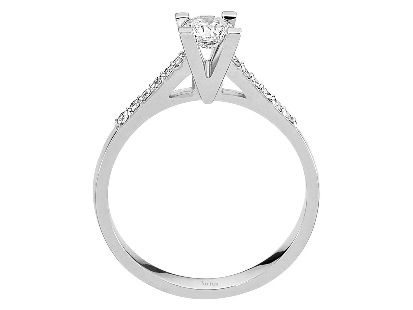 0.53 total carat diamond solitaire ring