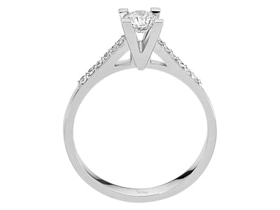 0.53 total carat diamond solitaire ring
