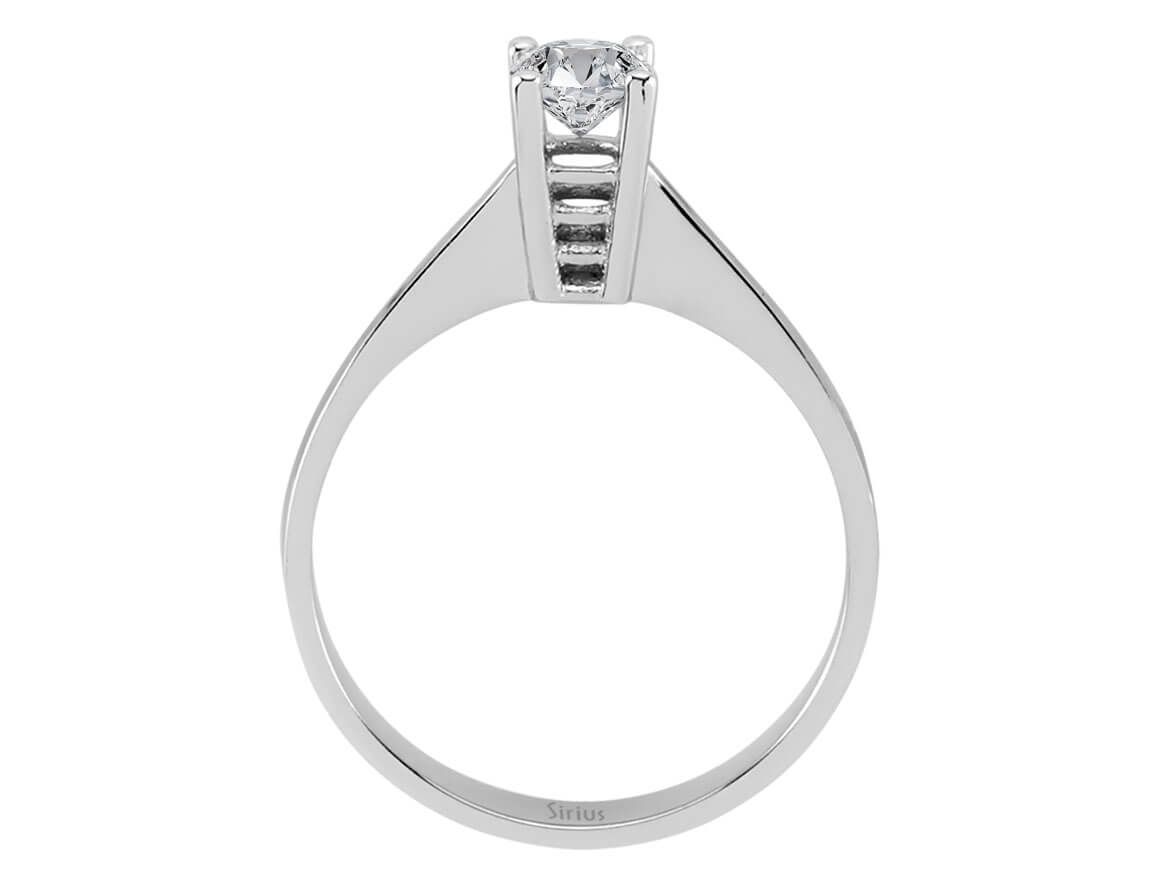 0,40 Karat Diamant Solitär Ring – handgefertigter Diamantschmuck aus Feingold | Sirius Diamant