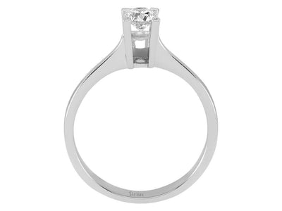 0.31 carat diamond solitaire ring