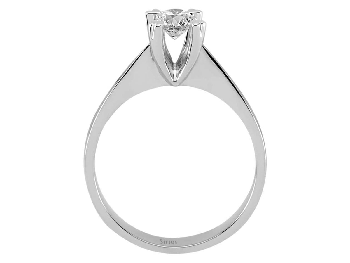 0,36 Karat Diamant Solitär Ring - handgefertigter Diamantschmuck aus Feingold | Sirius Diamant