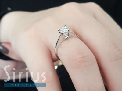 0.36 carat diamond solitaire ring