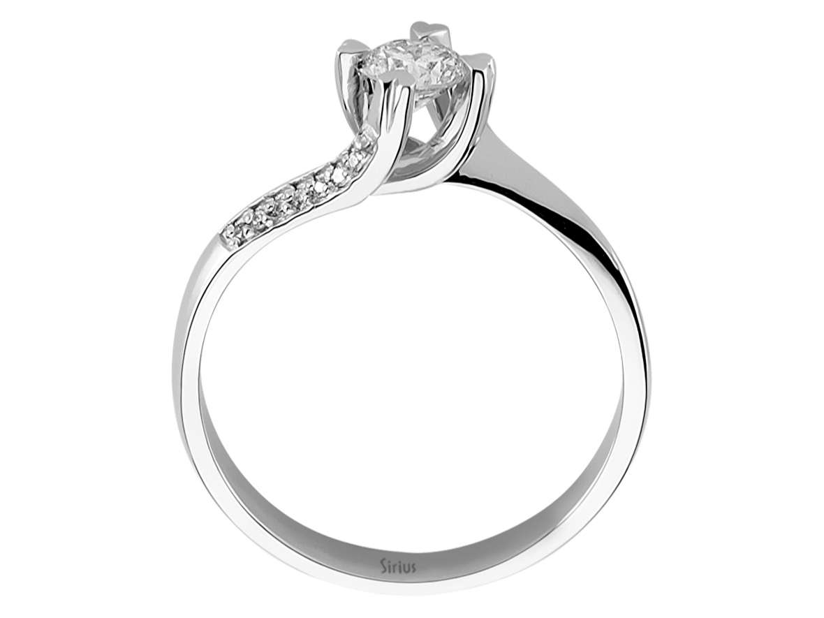 0,40 Gesamtkarat Diamant Solitär Ring - handgefertigter Diamantschmuck aus Feingold | Sirius Diamant